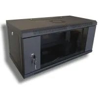 Шкаф настенный Hypernet 4U 19" 600x350 (WMNC-350-4U-FLAT-BLACK)