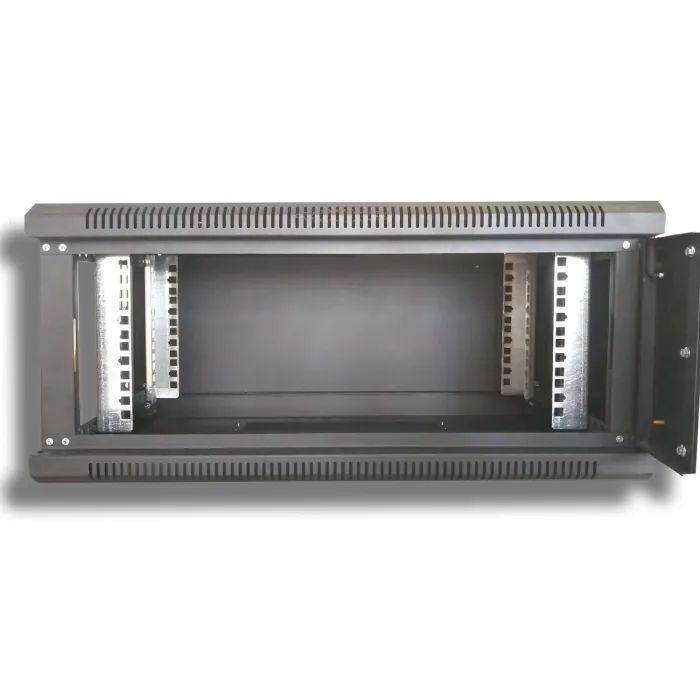 Шкаф настенный Hypernet 4U 19" 600x350 (WMNC-350-4U-FLAT-BLACK) изображение 2
