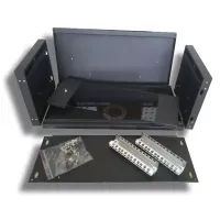 Шкаф настенный Hypernet 4U 19" 600x350 (WMNC-350-4U-FLAT-BLACK) изображение 6