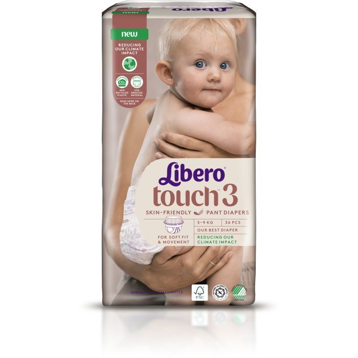Подгузники Libero Touch Pants Размер 3 (5-9 кг) 36 шт (7322541739472) изображение 2