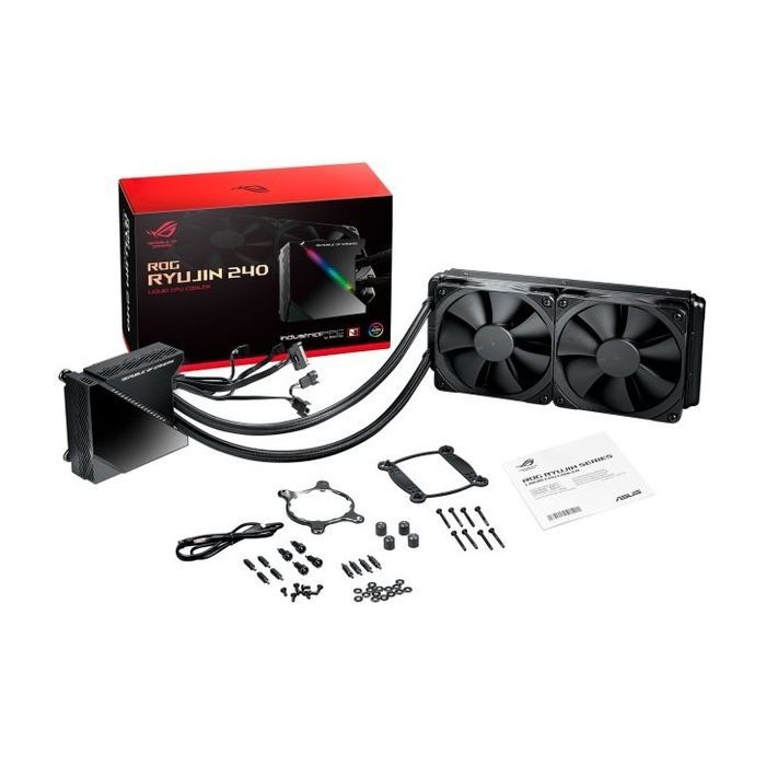 Система жидкостного охлаждения ASUS ROG RYUJIN 240 LGA 115x,1366, 2011, 2011-3, 2066AMD AM4, TR4* OLED-дисплей вентилят (90RC0030-M0UAY0) изображение 6