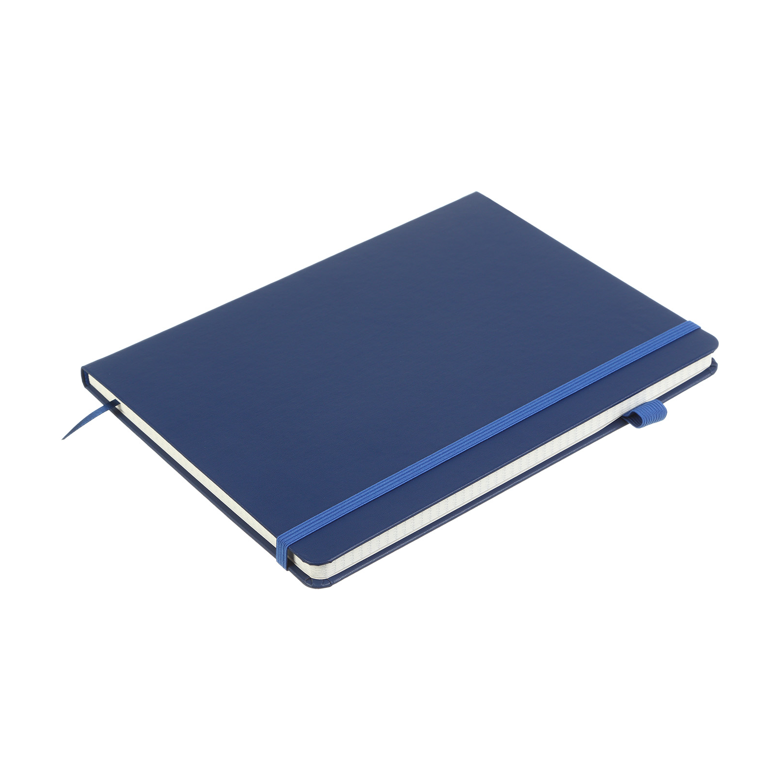 Книга записна Buromax Etalon 190x250 мм 96 аркушів в клітинку обкладинка зі штучної шкіри Синя (BM.292160-02) зображення 3