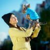 Курточка для тварин Airy Vest Lumi двостороння S 30 м'ятно-блакитна (2166) зображення 2