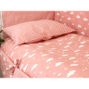 Детский постельный набор Руно Облачко 60х120, 4 предмета (977У_(Рожевий) хмарка) изображение 3