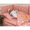 Детский постельный набор Руно Облачко 60х120, 4 предмета (977У_(Рожевий) хмарка) изображение 4