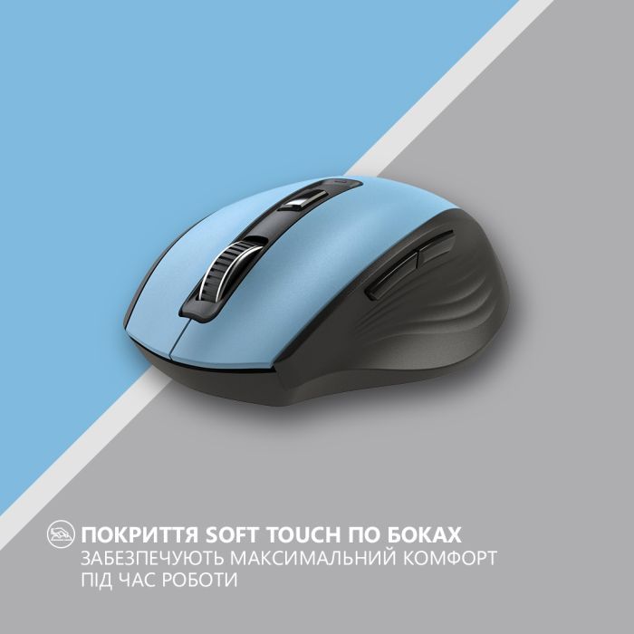 Мышка 2E MF250 Silent Wireless Blue (2E-MF250WBL) изображение 3