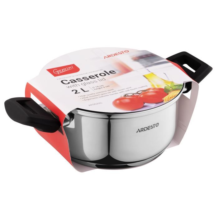 Кастрюля Ardesto Gemini с бакелитовыми ручками 2.0 л (AR3520G) изображение 4