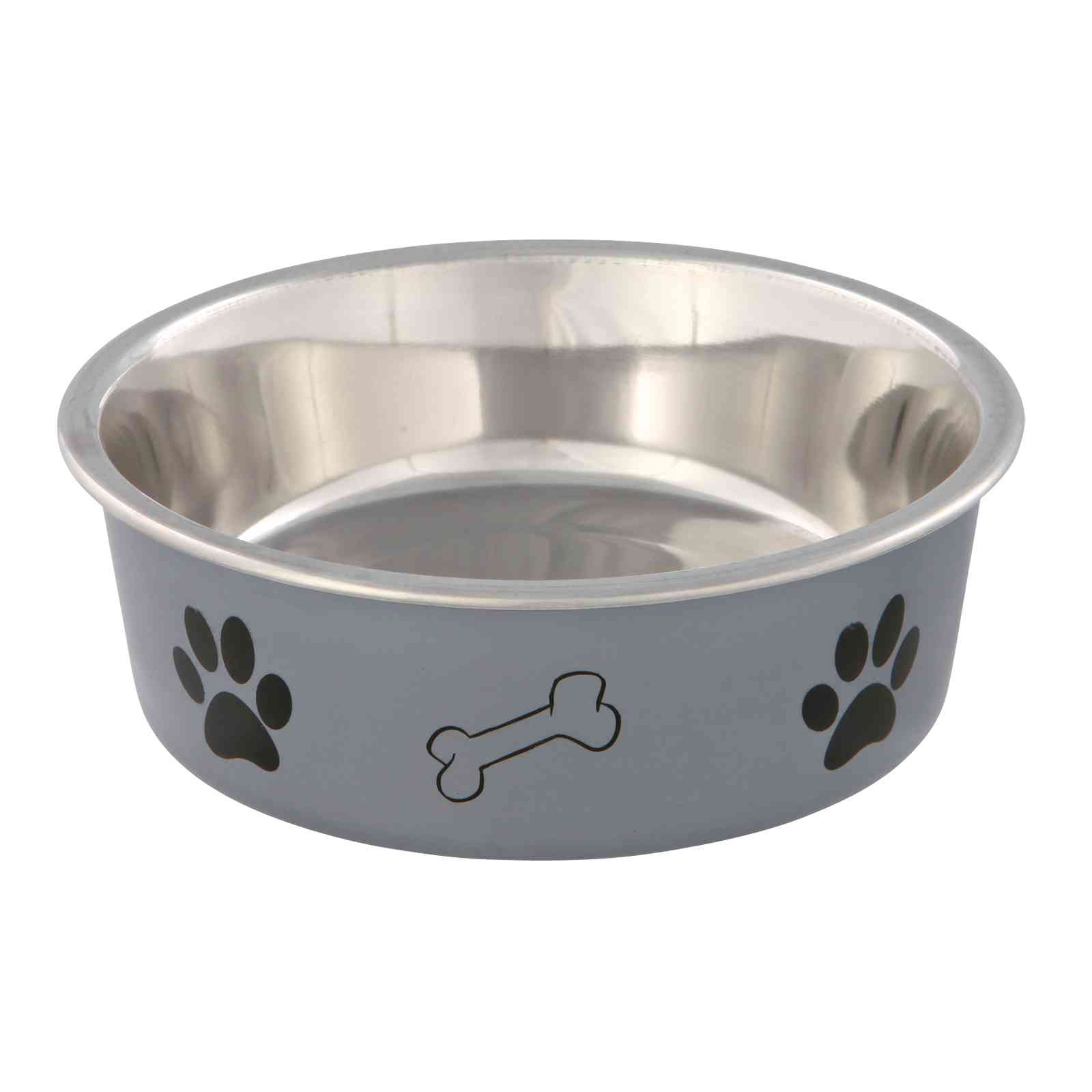 Посуд для собак Trixie Миска металева 450 мл/14 см (кольори в асортименті) (4011905252421)