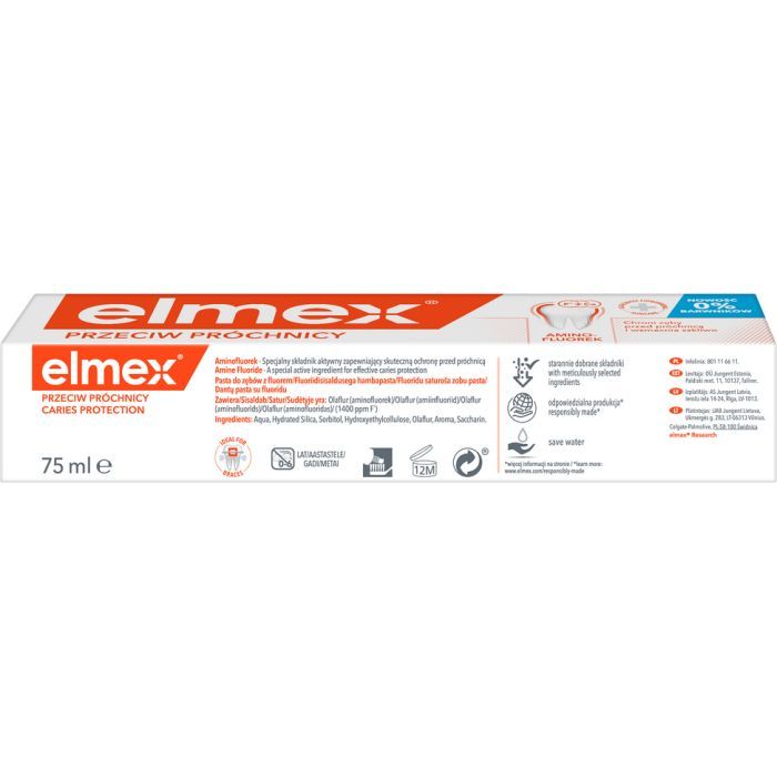 Зубная паста Elmex Защита от кариеса 75 мл (4007965560002) изображение 3