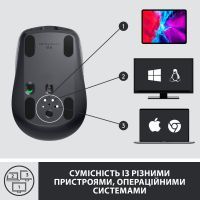 Мишка Logitech MX Anywhere 3 Performance for Business Wireless Graphite (910-006205) зображення 7