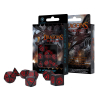 Набор кубиков для настольных игр Q-Workshop Dragons Black red Dice Set (7 шт) (SDRA06) изображение 2