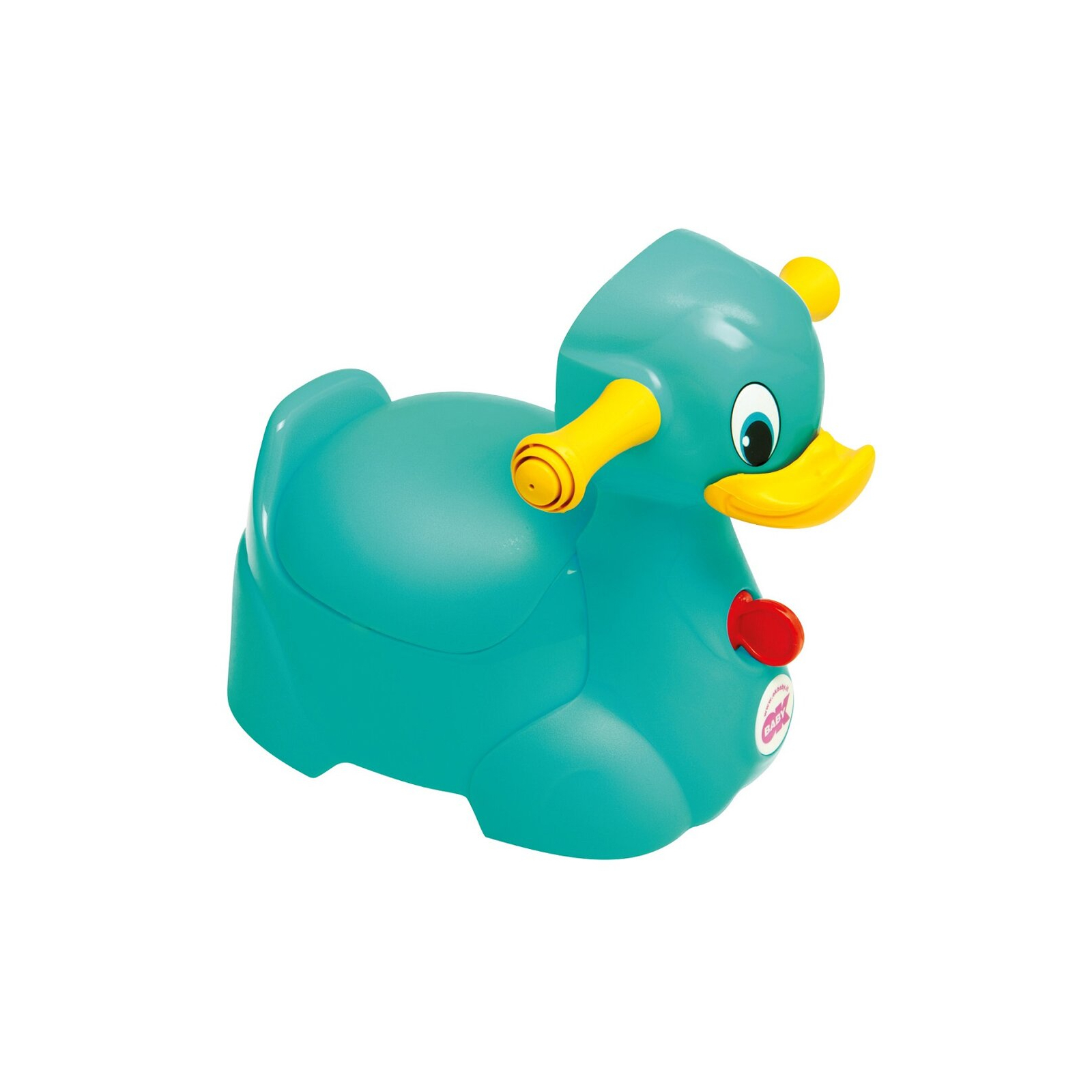 Горшок Ok Baby Quack с ручками для безопасности ребенка, бирюзовый. (37077230)