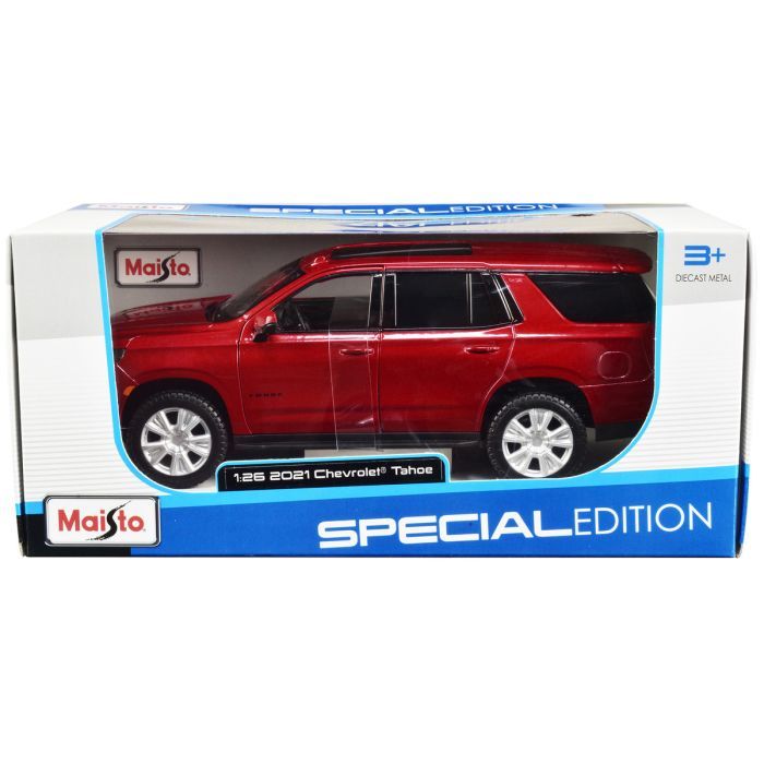 Машина Maisto 2021 Chevy Tahoe червоний 1:24 (31533 red) зображення 3