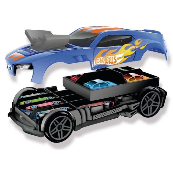 Ігровий набір Hot Wheels Гоночний автомобіль-гараж 2 в 1 (HWCC15) зображення 3