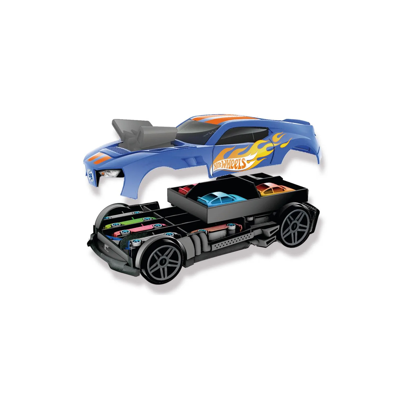 Ігровий набір Hot Wheels Гоночний автомобіль-гараж 2 в 1 (HWCC15) зображення 3