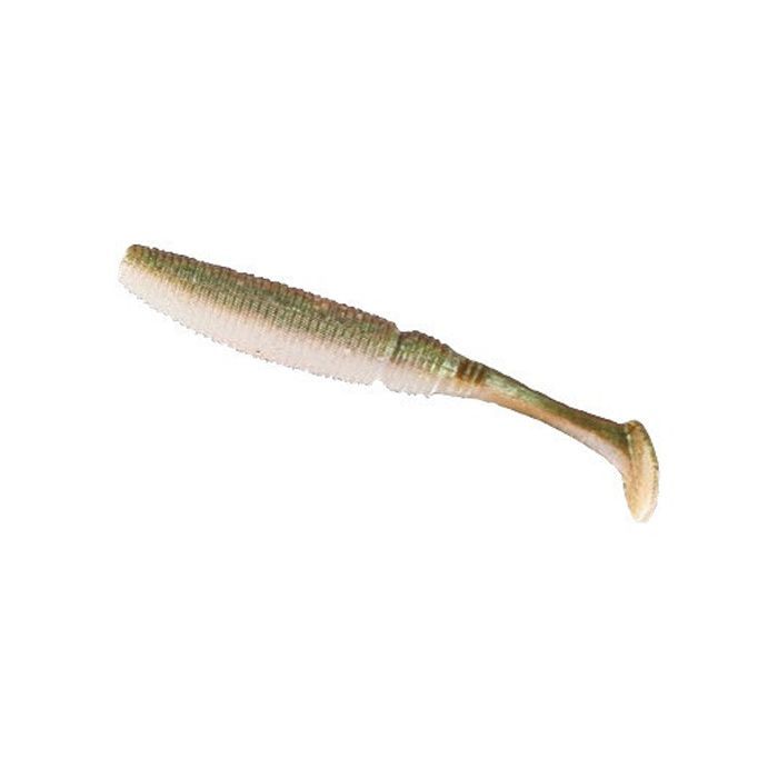 Силикон рыболовный Nomura Rolling Shad 75мм 4гр. цвет-024 (ghost green) 10шт (NM70102407)