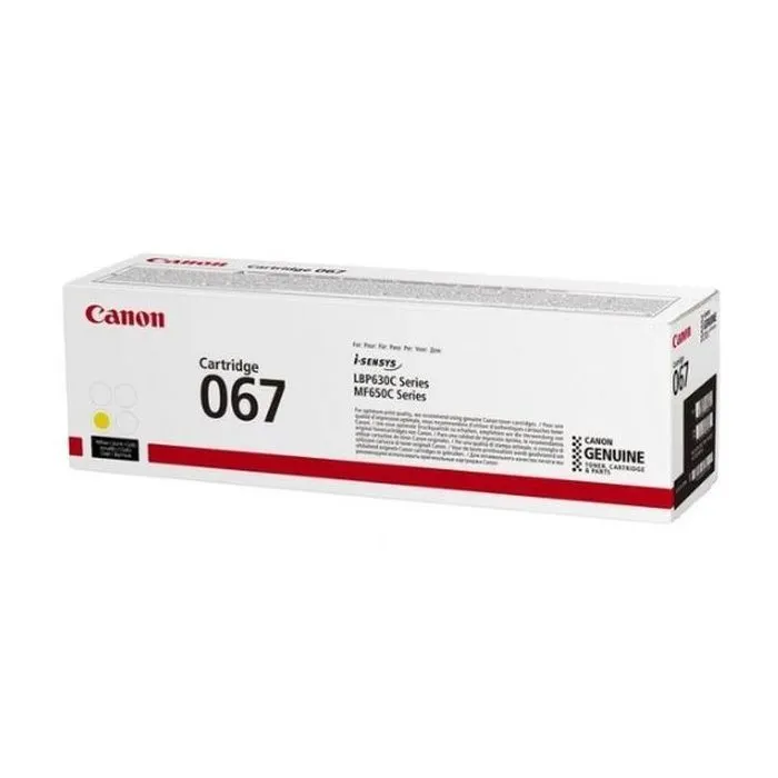 Картридж Canon 067 Yellow 1.25K для MF65x, LBP63x (5099C002AA) изображение 2