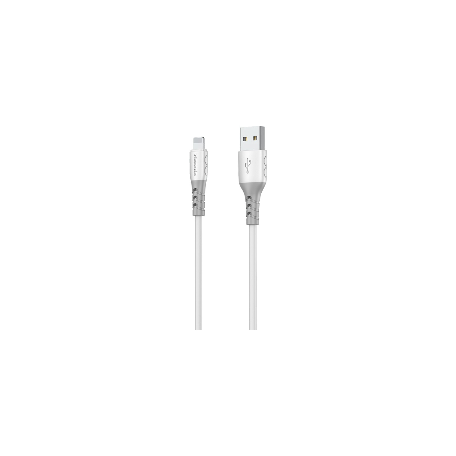 Дата кабель USB 2.0 AM to Lightning 1.0m PD-B51i White Proda (PD-B51i-WH) изображение 2