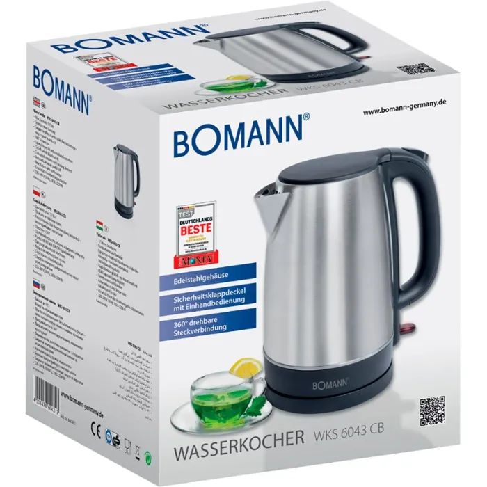 Электрочайник Bomann WKS 6043 CB (WKS6043CB) изображение 3