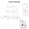 Вытяжка кухонная Perfelli TS 9635 I/WH 1000 LED изображение 12