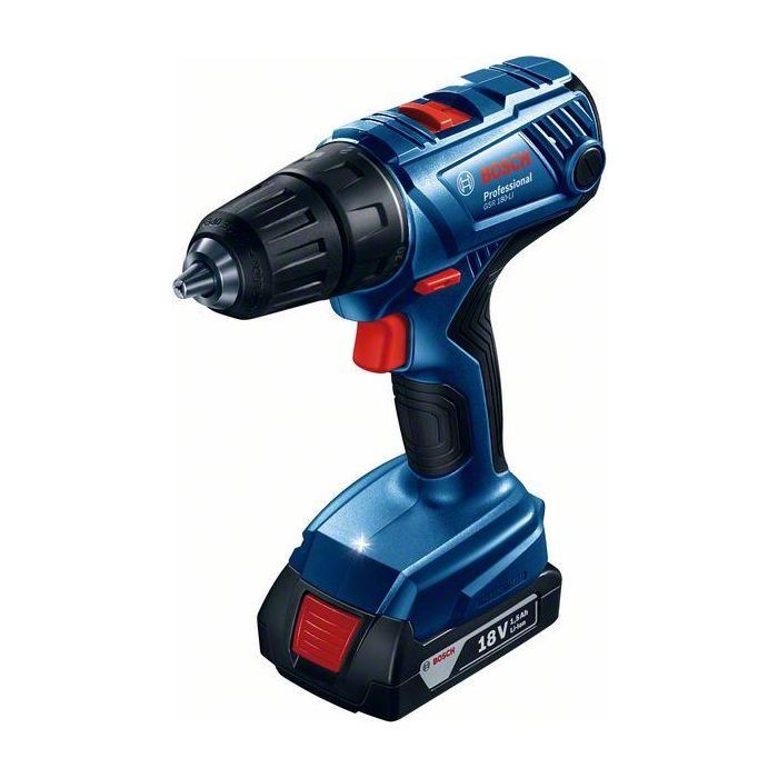 Шуруповерт Bosch GSR 180 LI+2х2.0 Ah+Набор бит 11 шт. + набор сверл 12 шт. (0.601.9F8.10A)