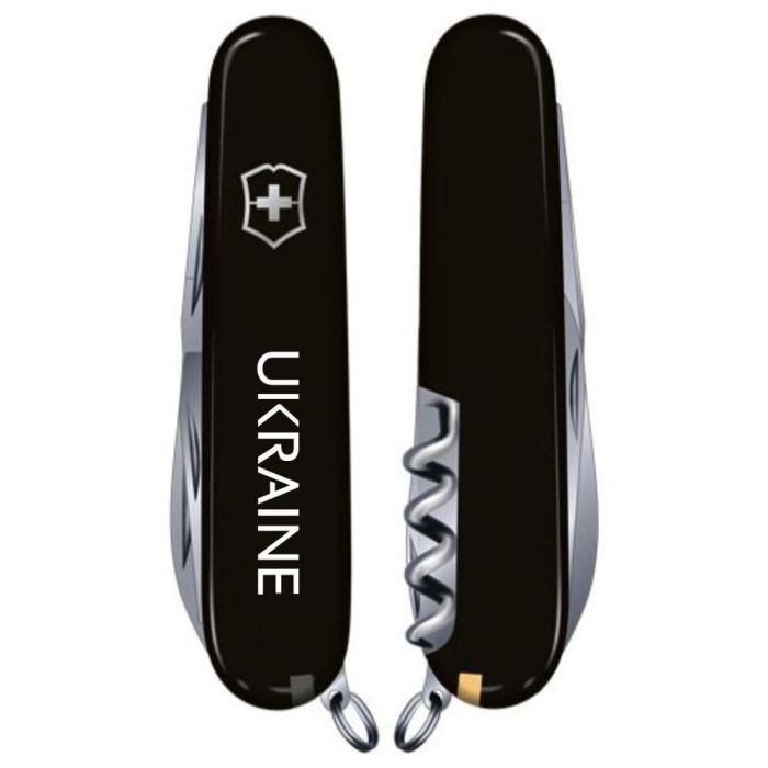 Нож Victorinox Spartan Ukraine Black "Ukraine" (1.3603.3_T0140u) изображение 3