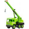 Спецтехника Tigres Авто "Middle truck" кран (св. зеленый) в коробке (39483)