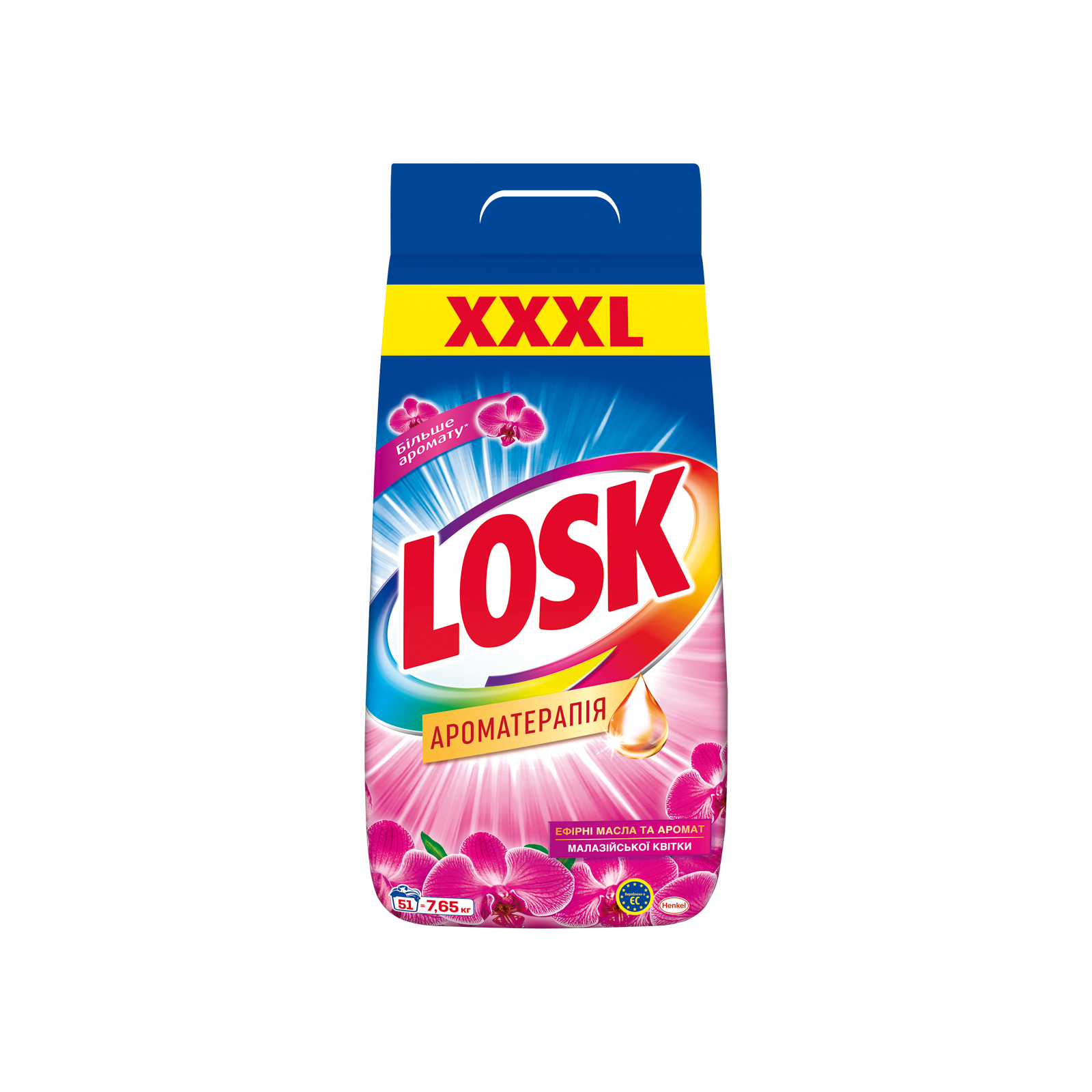 Стиральный порошок Losk автомат аромат Малайзийских цветов 2.4 кг (9000101412826/9000101519624)