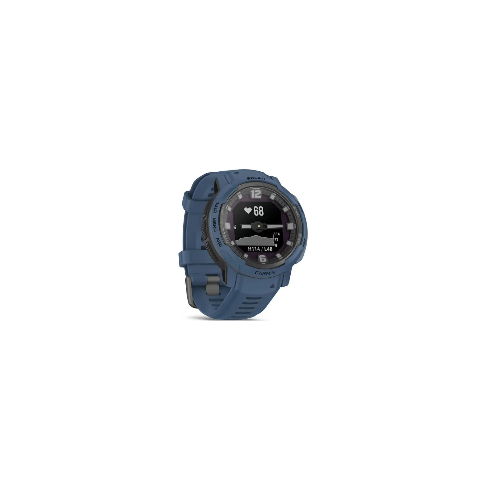 Смарт-годинник Garmin Instinct Crossover Solar, Tidal Blue, GPS (010-02730-02) зображення 3