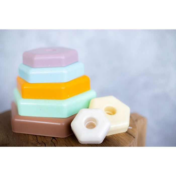 Розвиваюча іграшка Tigres ECO Пірамідка, ELFIKI (39919) зображення 4