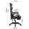 Крісло ігрове GT Racer X-2323 Black/Red зображення 8