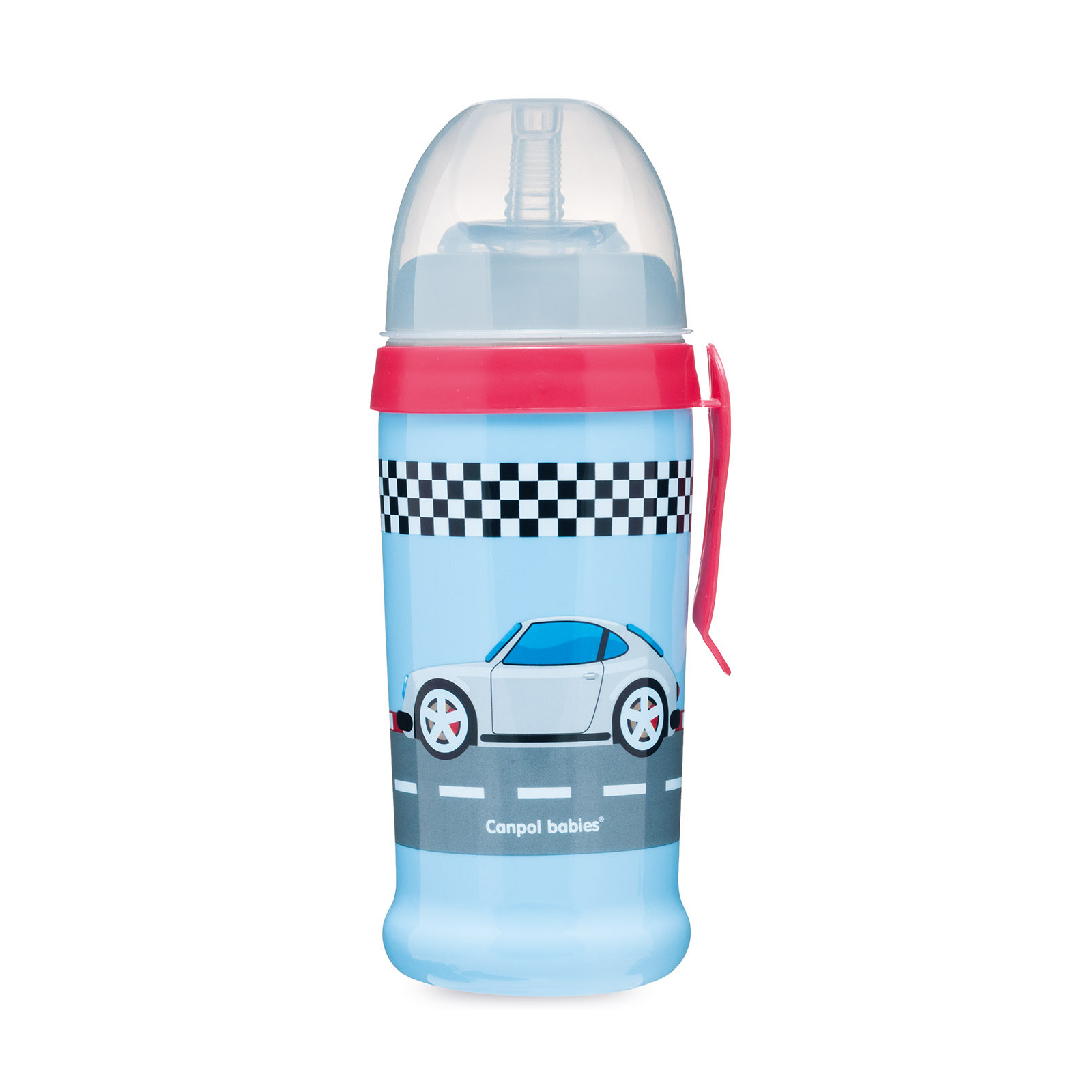 Поїльник-непроливайка Canpol babies Racing Темно-синій 350 мл (56/516_blud)
