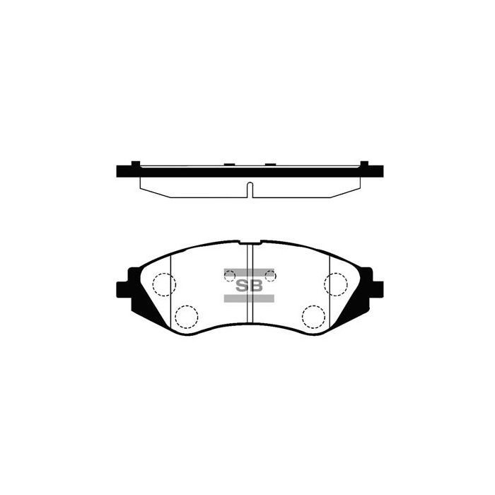 Тормозные колодки HI-Q SP1159