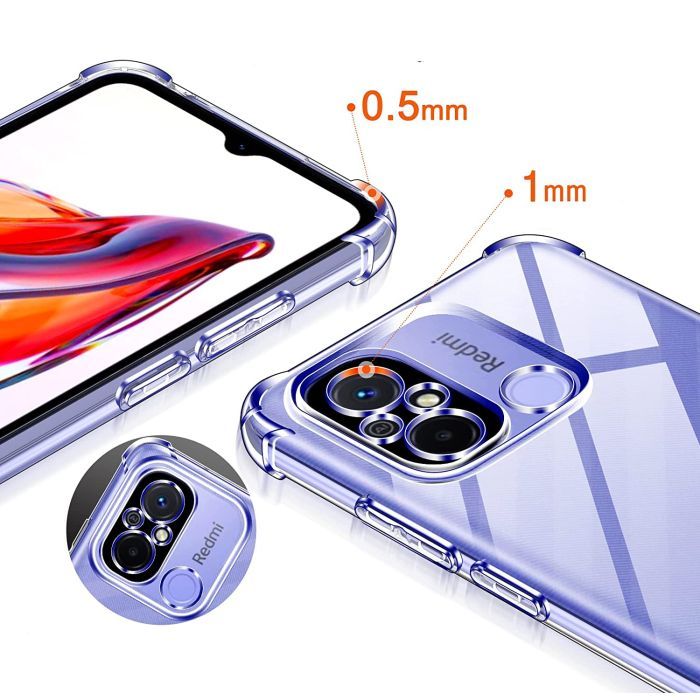 Чехол для мобильного телефона BeCover Anti-Shock Xiaomi Redmi 12C Clear (709176) изображение 5