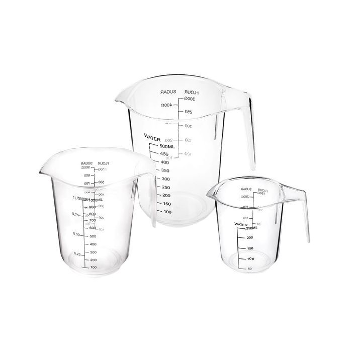 Мірна ємність Bager Aqua Set 0.25, 0.5, 1 л (BG-673)