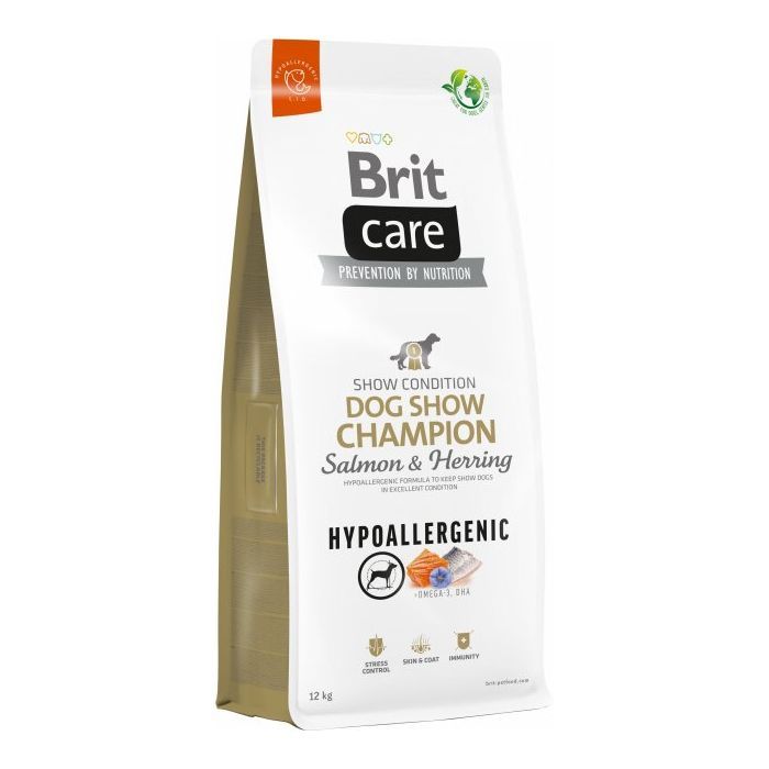 Сухий корм для собак Brit Care Dog Hypoallergenic Dog Show Champion з лососем і оселедцем 12 кг (8595602559107)