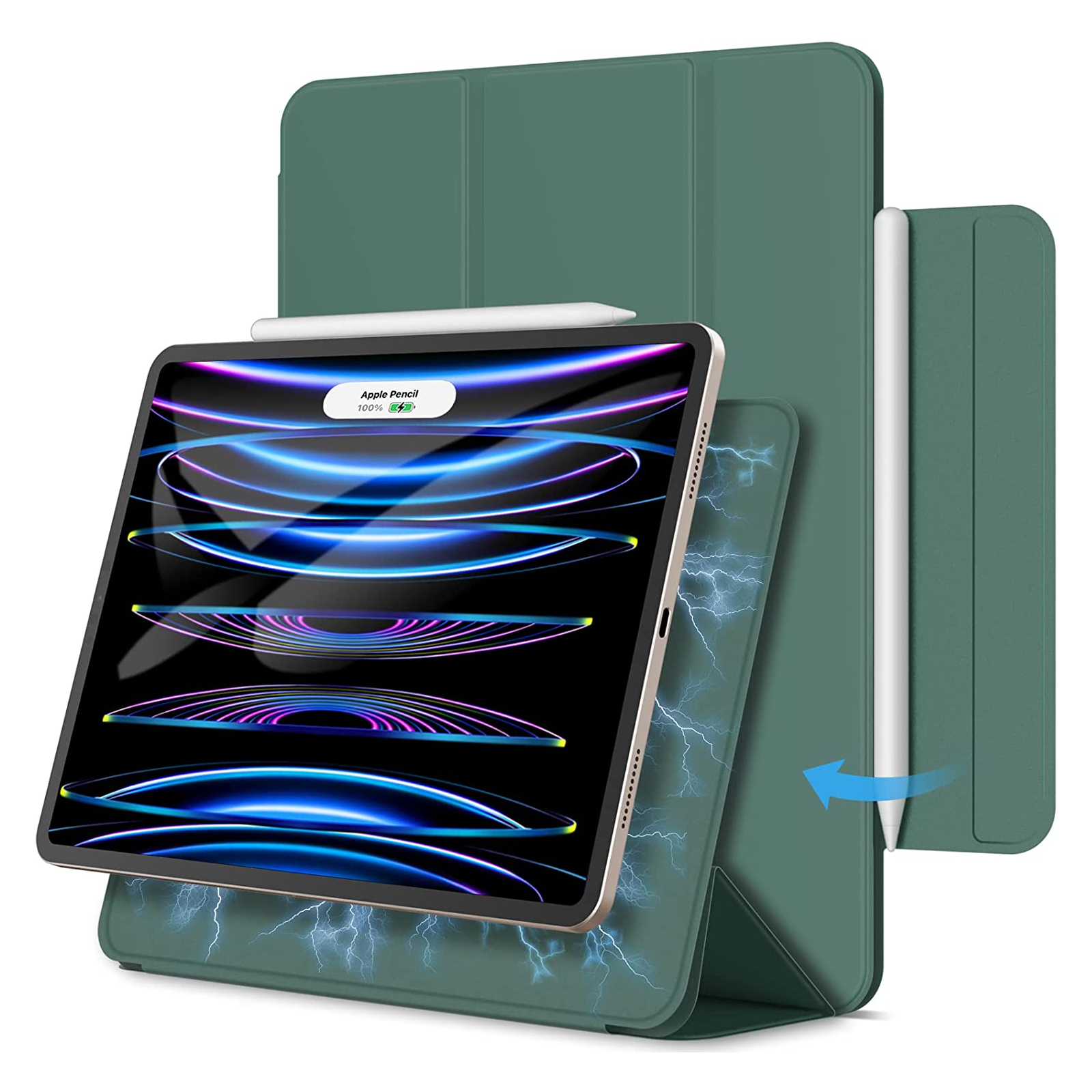 Чехол для планшета BeCover Magnetic Apple iPad 10.9" 2022 Dark Green (708533) изображение 2