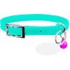 Нашийник для тварин WAUDOG GLAMOUR з резинкою і стразами для кішок (ментоловий) (325413)