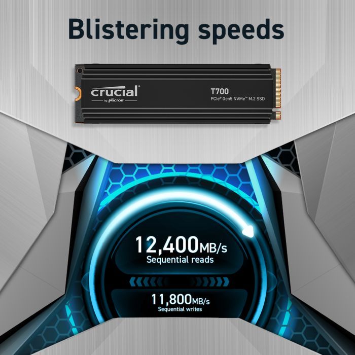 Накопитель SSD M.2 2280 4TB T700 Micron (CT4000T700SSD5) изображение 3