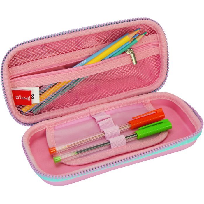 Пенал Cool For School с тиснением 1 отделение Фиолетовый (QT-5631-Purple) изображение 2