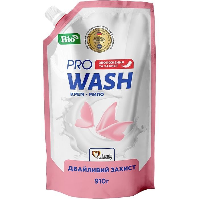 Рідке мило Pro Wash Дбайливий захист дой-пак 910 г (4262396140166)
