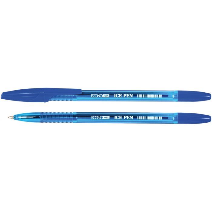 Ручка шариковая Economix ICE PEN 0,5 мм, синий (E10186-02)