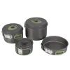 Набір туристичного посуду Bo-Camp Explorer 4 Pieces Hard Anodized Grey/Green (2200244) зображення 2