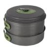 Набір туристичного посуду Bo-Camp Explorer 4 Pieces Hard Anodized Grey/Green (2200244) зображення 3