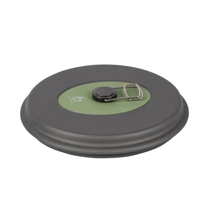 Набір туристичного посуду Bo-Camp Explorer 4 Pieces Hard Anodized Grey/Green (2200244) зображення 5