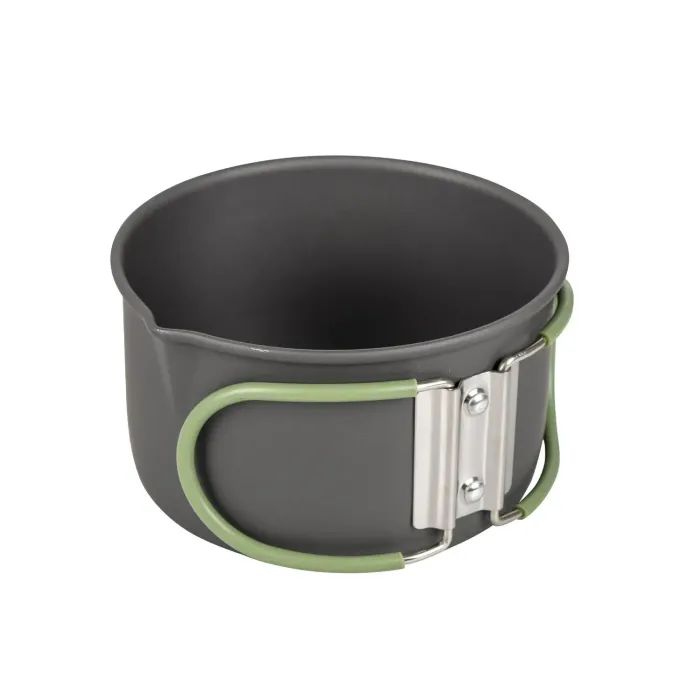 Набір туристичного посуду Bo-Camp Explorer 4 Pieces Hard Anodized Grey/Green (2200244) зображення 7