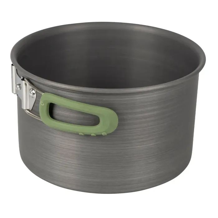 Набір туристичного посуду Bo-Camp Explorer 4 Pieces Hard Anodized Grey/Green (2200244) зображення 9