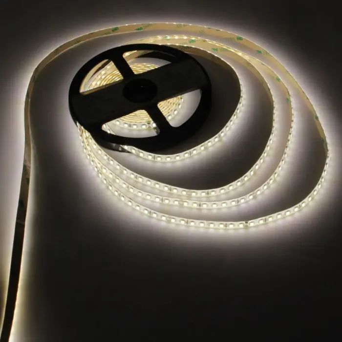 Світлодіодна стрічка LED-STIL 4000К 6 Вт/м 2835 128 діодів IP65 24 Вольта 900 lm нейтральне світло (DFP2835-128A4-IP65-24V) зображення 2