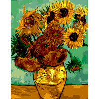 Картина по номерам ZiBi Соняхи та чорнобривці 40*50 см ART Line (ZB.64139)