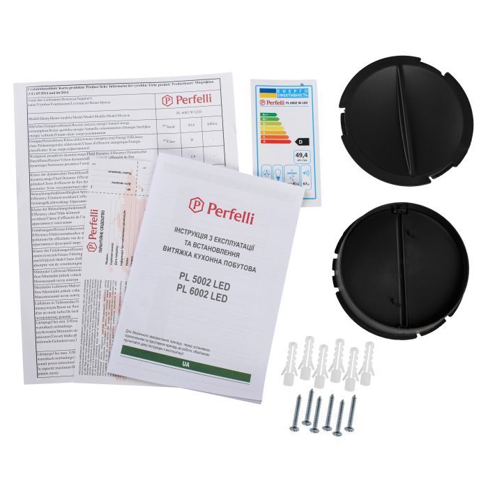 Витяжка кухонна Perfelli PL 6002 W LED зображення 9